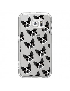 Coque Chiens Boston Terrier Transparente pour Samsung...