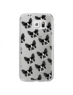 Coque Chiens Boston Terrier Transparente pour Samsung...