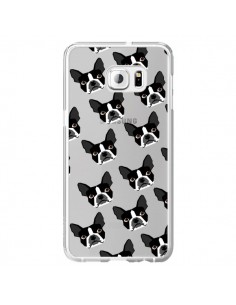 Coque Chiens Boston Terrier Transparente pour Samsung...