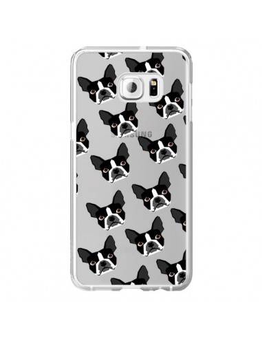 Coque Chiens Boston Terrier Transparente pour Samsung Galaxy S6 Edge Plus - Pet Friendly