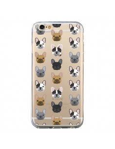 Coque iPhone 6 et 6S Chiens Bulldog Français Transparente...