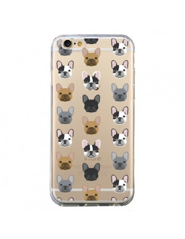 Coque iPhone 6 et 6S Chiens Bulldog Français Transparente - Pet Friendly