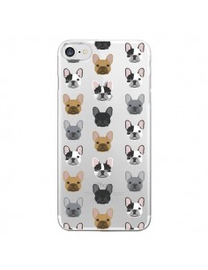 Coque iPhone 7/8 et SE 2020 Chiens Bulldog Français...