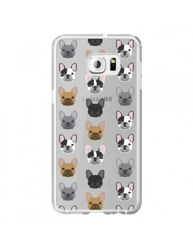 Coque Chiens Bulldog Français Transparente pour Samsung Galaxy S6 Edge Plus - Pet Friendly