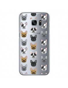 Coque Chiens Bulldog Français Transparente pour Samsung...