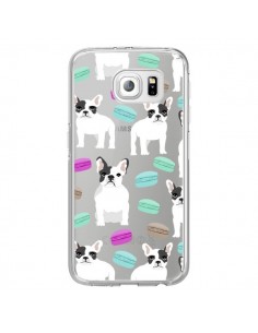 Coque Chiens Bulldog Français Macarons Transparente pour...