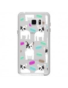 Coque Chiens Bulldog Français Macarons Transparente pour...