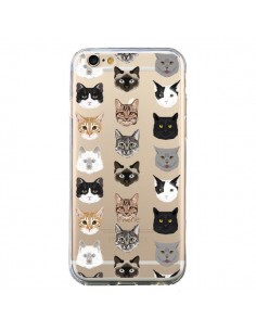 Coque iPhone 6 et 6S Chats Transparente - Pet Friendly