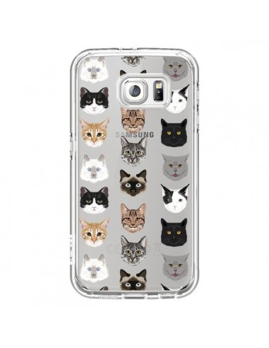 Coque Chats Transparente pour Samsung Galaxy S6 - Pet Friendly