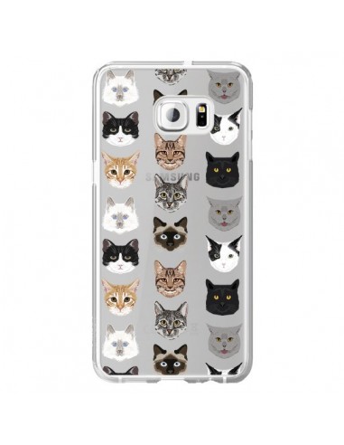 Coque Chats Transparente pour Samsung Galaxy S6 Edge Plus - Pet Friendly