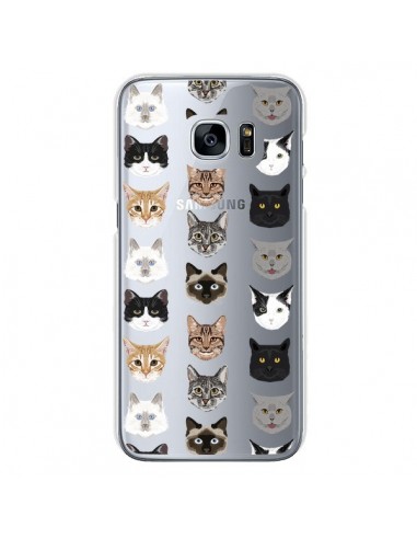 Coque Chats Transparente pour Samsung Galaxy S7 - Pet Friendly