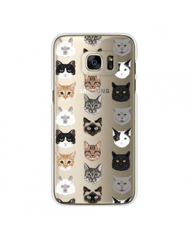 Coque Chats Transparente pour Samsung Galaxy S7 Edge - Pet Friendly