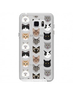 Coque Chats Transparente pour Samsung Galaxy Note 5 - Pet...