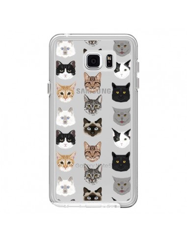 Coque Chats Transparente pour Samsung Galaxy Note 5 - Pet Friendly