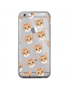 Coque iPhone 6 Plus et 6S Plus Chats Beige Transparente -...