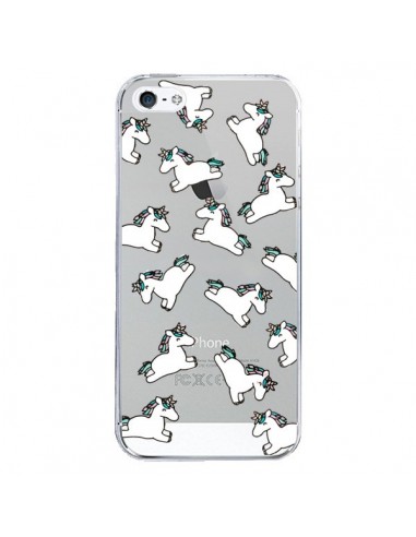 Coque iPhone 5/5S et SE Licorne Crinière Transparente - Nico