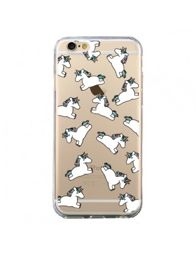 Coque iPhone 6 et 6S Licorne Crinière Transparente - Nico