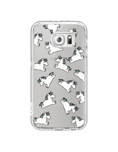 Coque Licorne Crinière Transparente pour Samsung Galaxy...