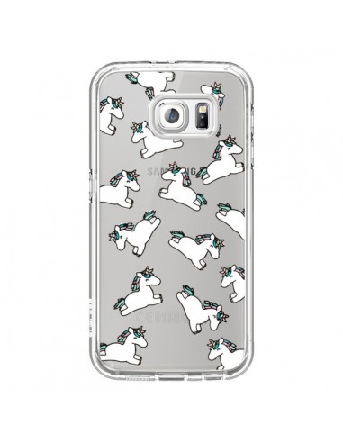 Coque Licorne Crinière Transparente pour Samsung Galaxy S6 - Nico