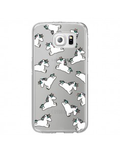 Coque Licorne Crinière Transparente pour Samsung Galaxy...
