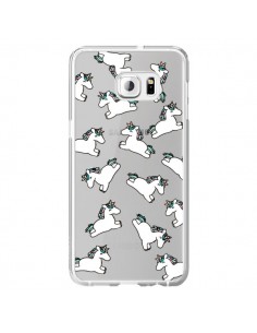 Coque Licorne Crinière Transparente pour Samsung Galaxy...
