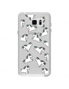 Coque Licorne Crinière Transparente pour Samsung Galaxy...