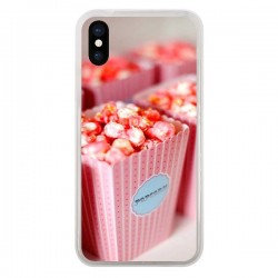 Coque iPhone X et XS Punk Popcorn Rose - Asano Yamazaki