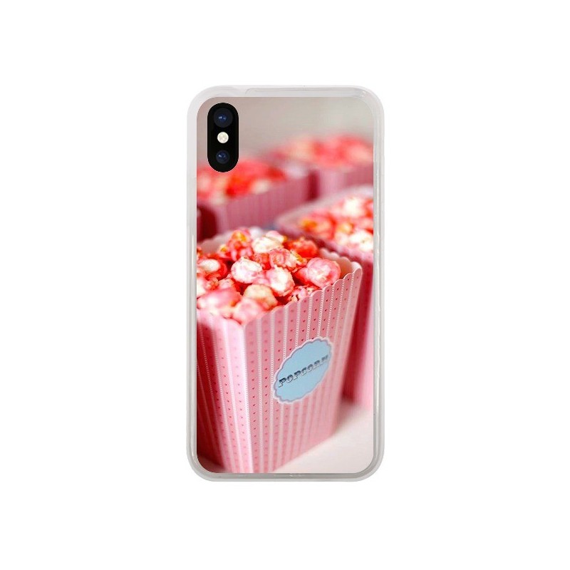 Coque iPhone X et XS Punk Popcorn Rose - Asano Yamazaki