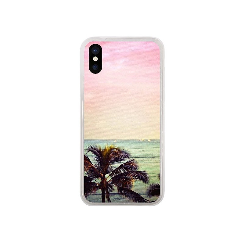 Coque iPhone X et XS Sunset Palmier Palmtree - Asano Yamazaki