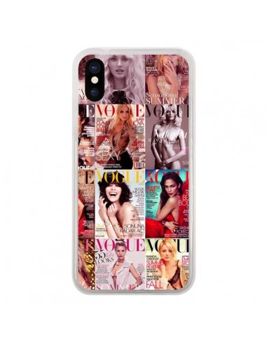 Coque iPhone X et XS Magazine Vogue Couverture Cover - Benoit Bargeton