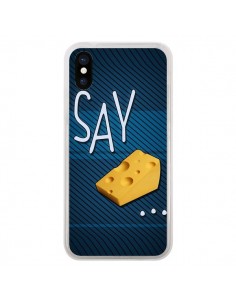 Coque iPhone X et XS Say Cheese Souris - Bertrand Carriere