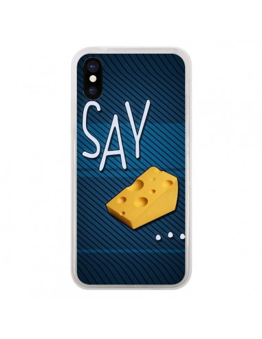 Coque iPhone X et XS Say Cheese Souris - Bertrand Carriere