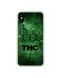 Coque iPhone X et XS THC Molécule - Bertrand Carriere