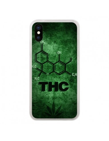 Coque iPhone X et XS THC Molécule - Bertrand Carriere