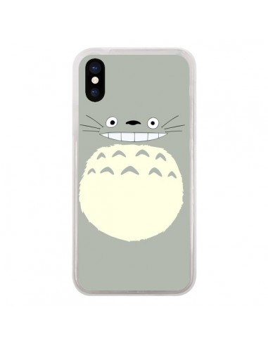 Coque iPhone X et XS Totoro Content Manga - Bertrand Carriere