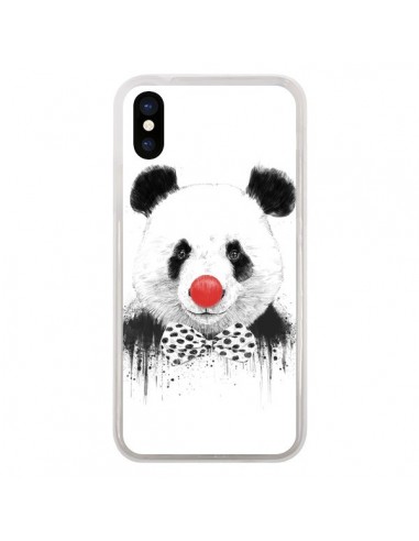 Coque iPhone X et XS Clown Panda - Balazs Solti