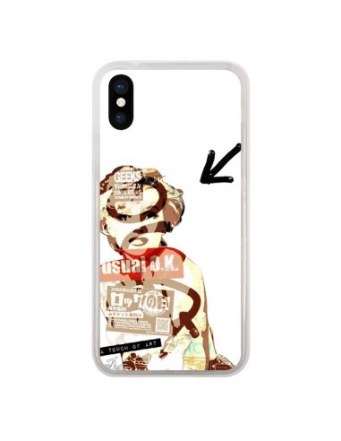 Coque iPhone X et XS Marilyn Monroe Touch of Art - Brozart