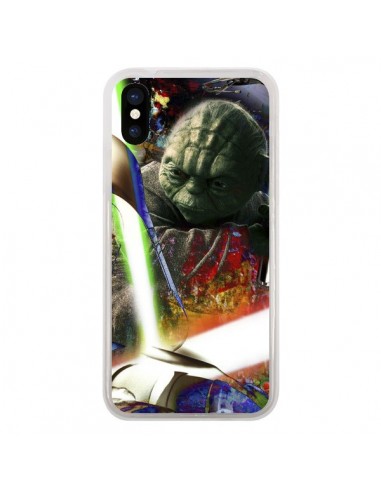 Coque iPhone X et XS Maitre Yoda Star Wars - Brozart