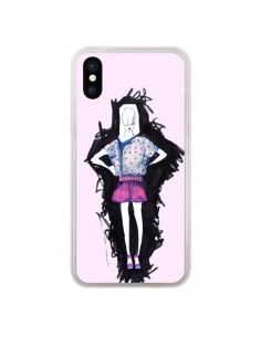 Coque iPhone X et XS Valentine Femme Fashion Mode Rose...