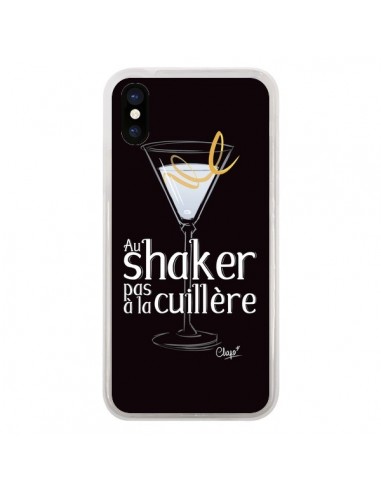 Coque iPhone X et XS Au shaker pas à la cuillère Cocktail Barman - Chapo