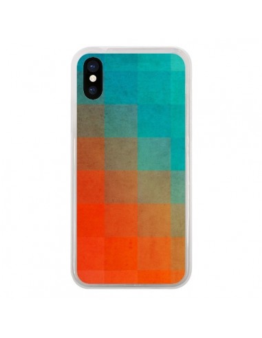 Coque iPhone X et XS Beach Pixel Surface - Danny Ivan