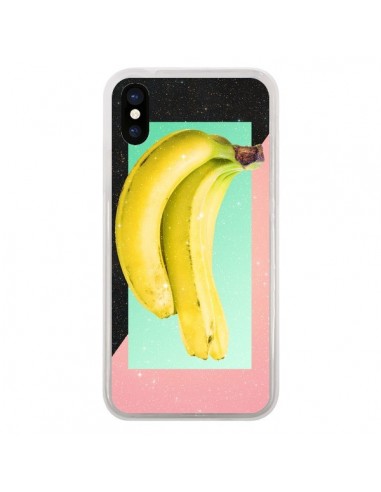 Coque iPhone X et XS Eat Banana Banane Fruit - Danny Ivan