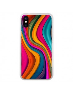 Coque iPhone X et XS Love Color Vagues - Danny Ivan