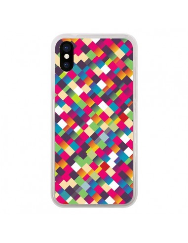Coque iPhone X et XS Sweet Pattern Mosaique Azteque - Danny Ivan