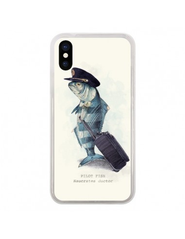 Coque iPhone X et XS The Pilot Fish Poisson Pilote - Eric Fan