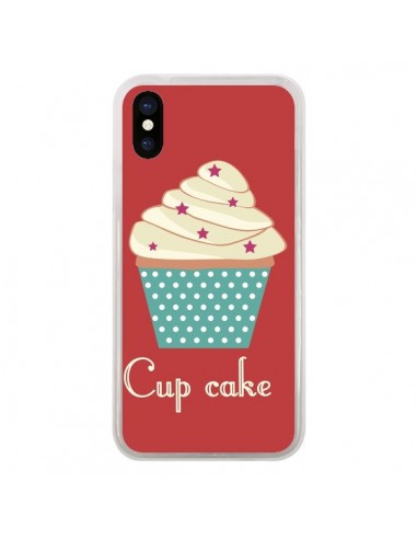 Coque iPhone X et XS Cupcake Creme -  Léa Clément