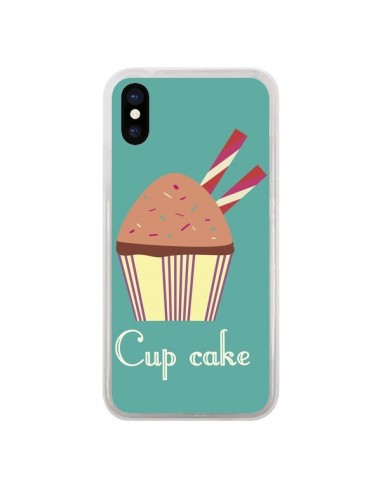 Coque iPhone X et XS Cupcake Chocolat -  Léa Clément