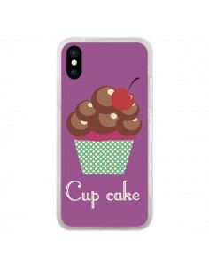Coque iPhone X et XS Cupcake Cerise Chocolat -  Léa Clément