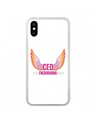Coque iPhone X et XS CEO Chief Encouraging Officer Rose - Shop Gasoline
