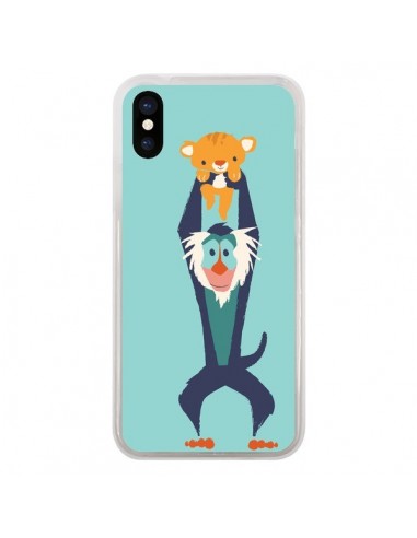 Coque iPhone X et XS Futur Roi Lion King Rafiki - Jay Fleck